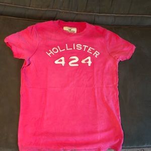 Pink hollister shirt